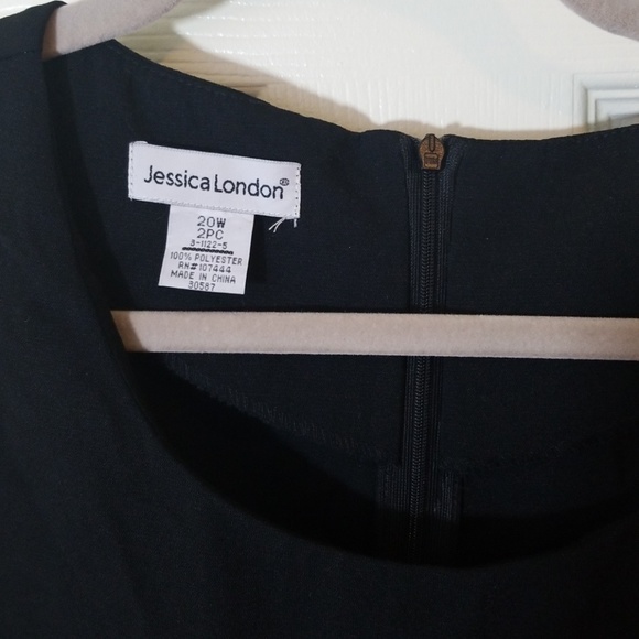 JESSICA LONDON BLACK DRESS SIZE 20W - Picture 3 of 6